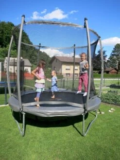 Avyna Pro-Line Trampoline Met Net En Ladder - Ø365 Cm - Grijs -Buitentuinwinkel 1900 1425 avgr 10 combi bd 1