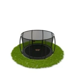 Avyna Pro-Line Flatground Trampoline - Ø430 Cm - Grijs -Buitentuinwinkel 1900 1900 avgr 12 14 fl combi bd gras 1