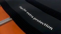 Avyna Pro-Line Flatground Trampoline - 380 X 255 Cm - Grijs -Buitentuinwinkel 1900 3374 flap 10 cm small 1 1