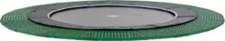 EXIT TOYS Exit Dynamic Flatground Trampoline Met Veiligheidstegels - Ø 366 Cm - Zwart
