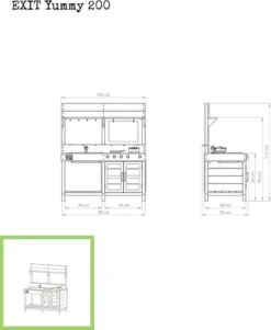 EXIT TOYS EXIT Yummy 200 Houten Speelkeuken Buiten 13 EXIT TOYS EXIT Yummy 200 Houten Speelkeuken Buiten -Buitentuinwinkel 51.10.20.00 3