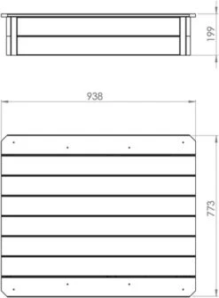 EXIT TOYS EXIT Aksent Houten Zandbak -Buitentuinwinkel 52.05.01.05 3