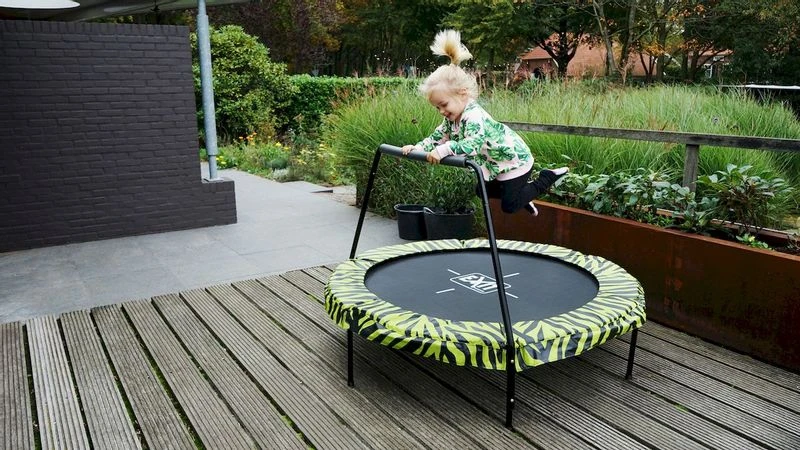 EXIT TOYS Exit Tiggy Junior Trampoline Met Beugel - Ø 140 Cm - Groen 9 EXIT TOYS Exit Tiggy Junior Trampoline Met Beugel - Ø 140 Cm - Groen - Afbeelding 7