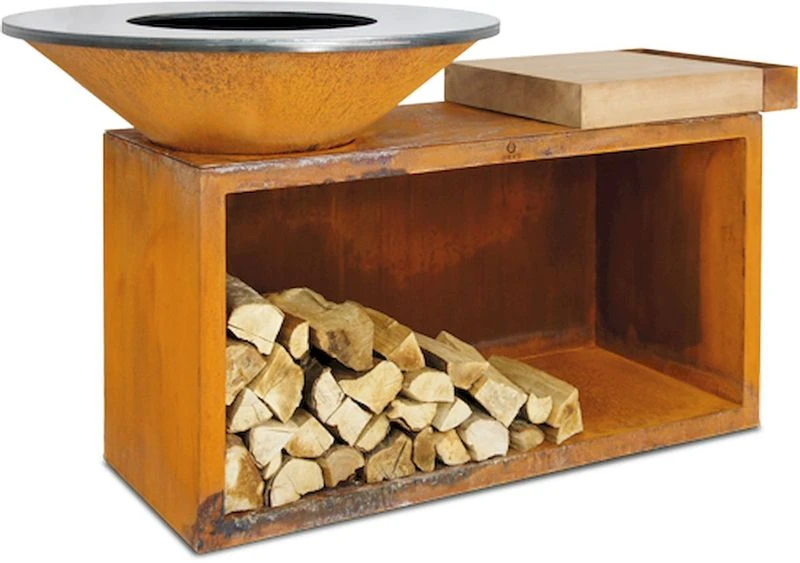 OFYR Island Corten 100 Teak Wood 3 OFYR Island Corten 100 Teak Wood