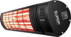 Eurom Golden 2000 Ultra RCD Terrasverwarmer - Zwart -Buitentuinwinkel 8713415334531 eurom golden 2000 ultra rcd black 1