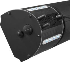 Eurom Heat And Beat Terrasverwarmer - Zwart -Buitentuinwinkel 900 1017 334579 heat and beat black backlight
