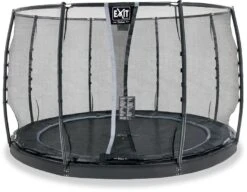 EXIT TOYS Exit Dynamic Flatground Trampoline Met Net - Ø 305 Cm - Zwart