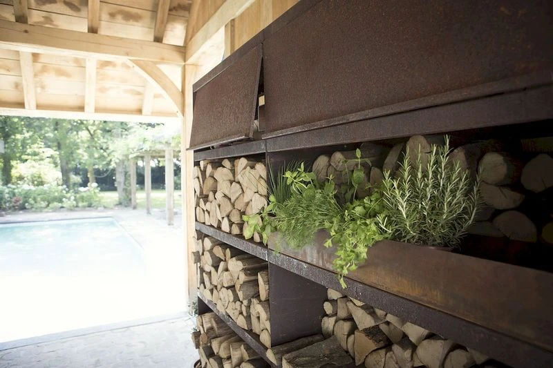 OFYR Wood Storage Corten 300 5 OFYR Wood Storage Corten 300 - Afbeelding 3