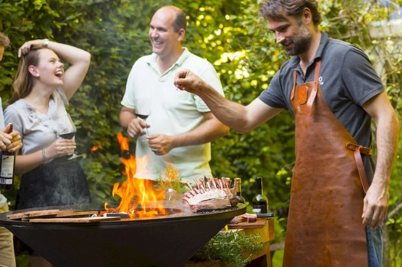 OFYR Leren Schort - Bruin 6 OFYR Leren Schort - Bruin - Afbeelding 4