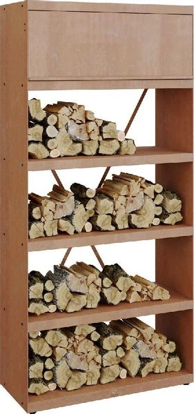 OFYR Wood Storage Corten 100 4 OFYR Wood Storage Corten 100 - Afbeelding 2