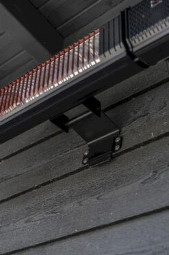 Eurom Heat And Beat Terrasverwarmer - Zwart -Buitentuinwinkel 900 600 8713415334579 heat and beat black sfeer 2