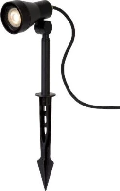 Lucide Spike GU10 Led Tuinspot - Zwart