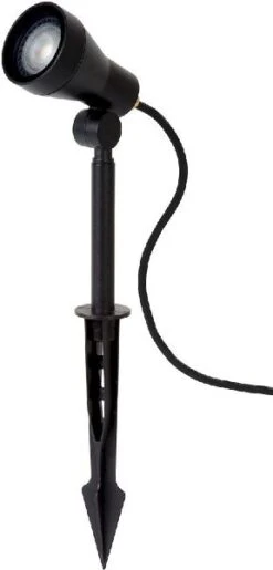 Lucide Spike GU10 Led Tuinspot - Zwart -Buitentuinwinkel 900 601 27882 05 30 off