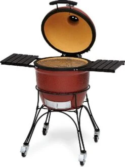 Kamado Joe Classic Barbecue 17 Kamado Joe Classic Barbecue -Buitentuinwinkel 900 674 classic red cart poly 01