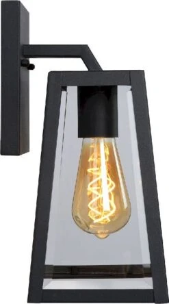 Lucide Matslot E27 Wandlamp - Zwart -Buitentuinwinkel 900 900 29829 01 30 det2