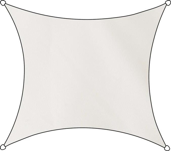 Livin’outdoor Schaduwdoek Como Vierkant 3,6 M - Wit 2 Livin’outdoor Schaduwdoek Como Vierkant 3,6 M - Wit