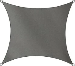 Livin’outdoor Schaduwdoek Como Vierkant 3,6 M - Antraciet