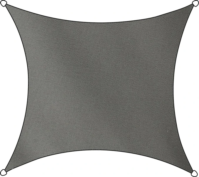 Livin’outdoor Schaduwdoek Como Vierkant 3,6 M - Antraciet 3 Livin’outdoor Schaduwdoek Como Vierkant 3,6 M - Antraciet