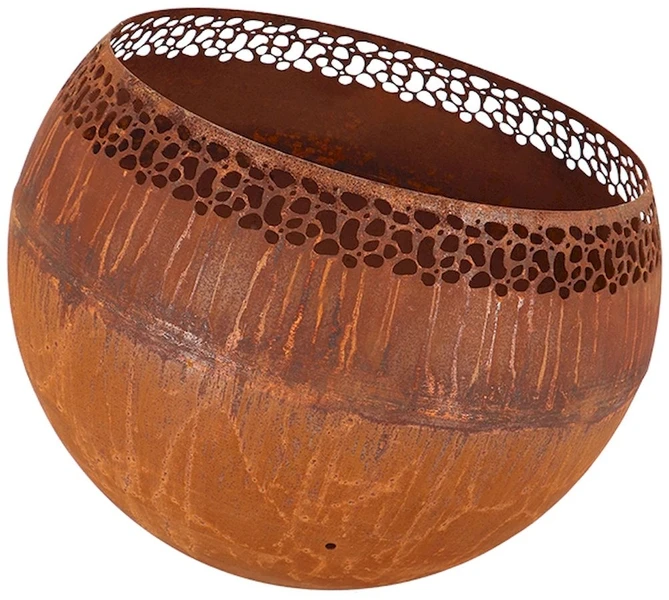 Esschert Design Vuurkorf Stippen - Roest 3 Esschert Design Vuurkorf Stippen - Roest