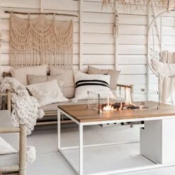 Cosi Cosiloft 120 Vuurtafel Wit - Teak -Buitentuinwinkel cosi cosiloft 120 vuurtafel wit teak4