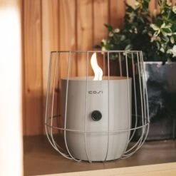 Cosi Cosiscoop Basket Gaslantaarn - Olijfgroen -Buitentuinwinkel cosi cosiscoop basket gaslantaarn olijfgroen3