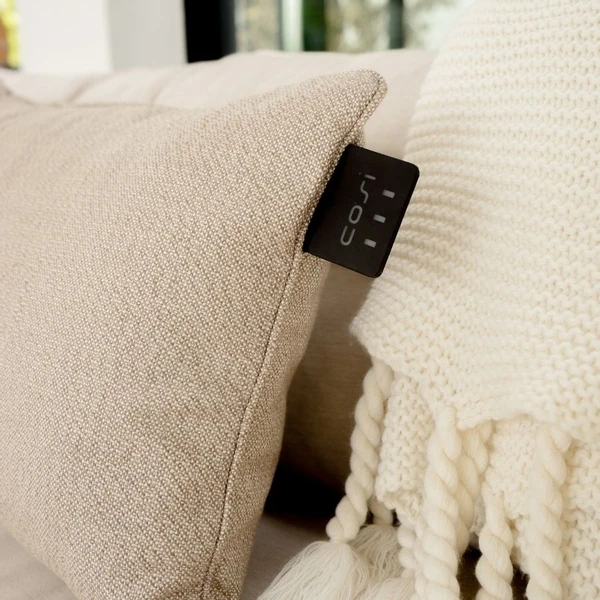 Cosi Knitted Warmtekussen Rechthoek - Beige 4 Cosi Knitted Warmtekussen Rechthoek - Beige - Afbeelding 2