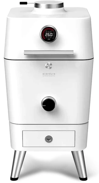 Everdure 4K Houtskool Barbecue Met Beschermhoes - Wit 3 Everdure 4K Houtskool Barbecue Met Beschermhoes - Wit