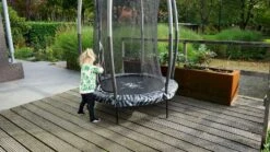 EXIT TOYS Exit Tiggy Junior 140 Cm Trampoline Met Net - Zwart/grijs -Buitentuinwinkel exit 10 00 70 00 int 10 resultaat