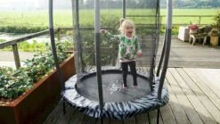 EXIT TOYS Exit Tiggy Junior 140 Cm Trampoline Met Net - Zwart/grijs -Buitentuinwinkel exit 10 00 70 00 int 9 resultaat