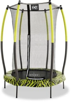 EXIT TOYS Exit Tiggy Junior 140 Cm Trampoline Met Net - Zwart/groen