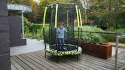 EXIT TOYS Exit Tiggy Junior 140 Cm Trampoline Met Net - Zwart/groen -Buitentuinwinkel exit 10 00 70 40 int 9 resultaat