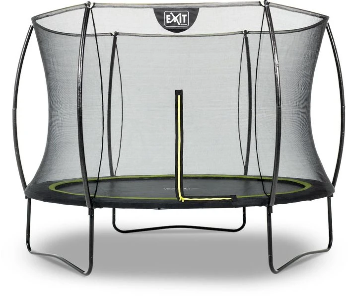 EXIT TOYS Exit Silhouette Trampoline Met Net - Ø 244 Cm - Zwart 3 EXIT TOYS Exit Silhouette Trampoline Met Net - Ø 244 Cm - Zwart