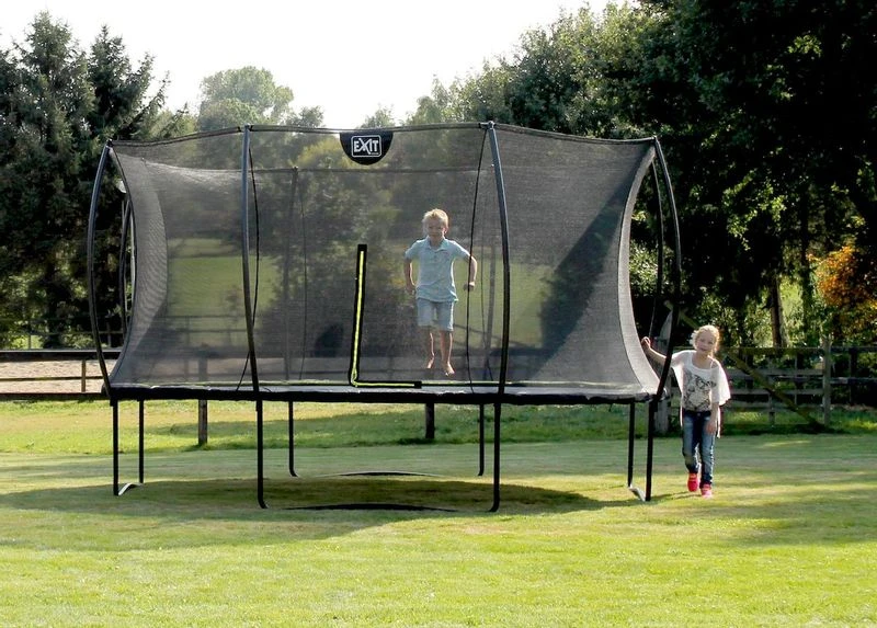 EXIT TOYS Exit Silhouette Trampoline Met Net - Ø 366 Cm - Zwart 13 EXIT TOYS Exit Silhouette Trampoline Met Net - Ø 366 Cm - Zwart - Afbeelding 11