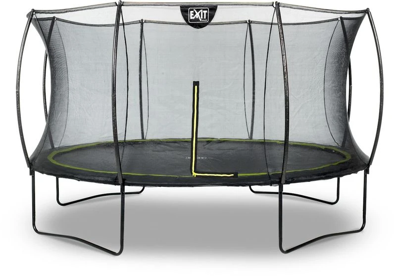 EXIT TOYS Exit Silhouette Trampoline Met Net - Ø 366 Cm - Zwart 3 EXIT TOYS Exit Silhouette Trampoline Met Net - Ø 366 Cm - Zwart