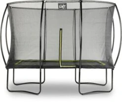 EXIT TOYS Exit Silhouette Trampoline Met Net - 305 X 214 Cm - Zwart