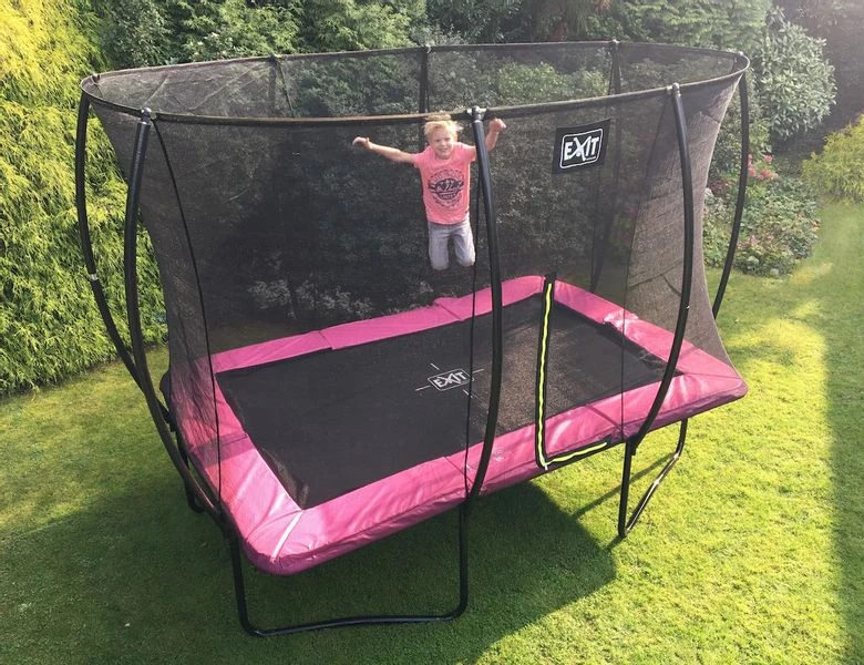 EXIT TOYS Exit Silhouette Trampoline Met Net - 366 X 244 Cm - Zwart 9 EXIT TOYS Exit Silhouette Trampoline Met Net - 366 X 244 Cm - Zwart - Afbeelding 7