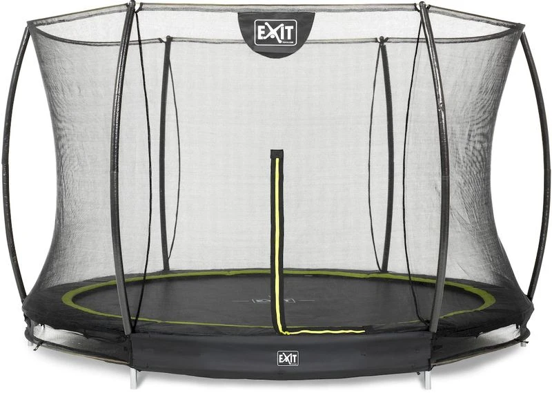 EXIT TOYS Exit Silhouette InGround Trampoline Met Net - Ø 305 Cm - Zwart 3 EXIT TOYS Exit Silhouette InGround Trampoline Met Net - Ø 305 Cm - Zwart