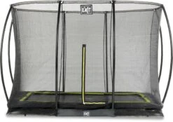 EXIT TOYS Exit Silhouette InGround Trampoline Met Net - 305 X 214 Cm - Zwart