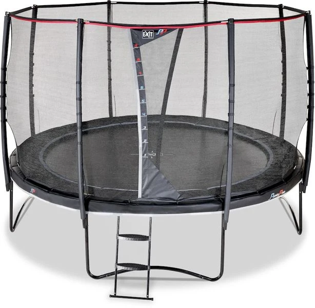 EXIT TOYS Exit PeakPro Trampoline Met Net En Ladder - Ø 366 Cm - Zwart - Afbeelding 2