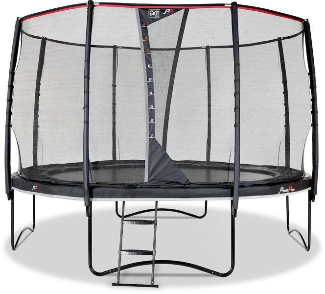 EXIT TOYS Exit PeakPro Trampoline Met Net En Ladder - Ø 366 Cm - Zwart