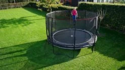 EXIT TOYS Exit PeakPro Trampoline Met Net En Ladder - Ø 366 Cm - Zwart -Buitentuinwinkel exit peakpro trampoline met net en ladder 366 cm zwart 2