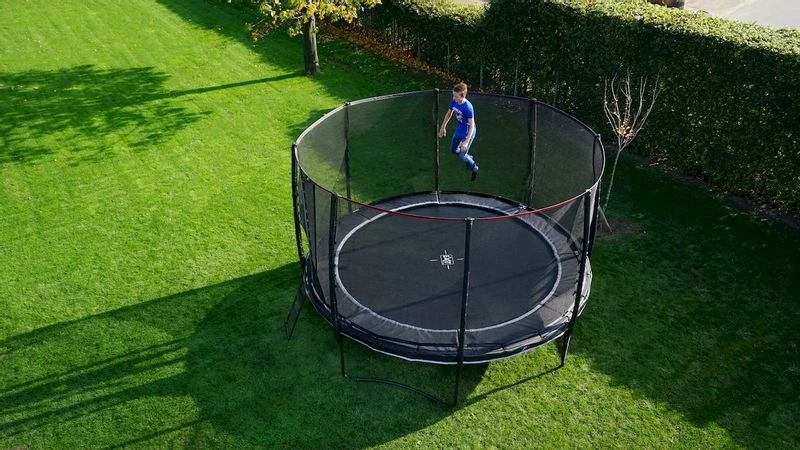 EXIT TOYS Exit PeakPro Trampoline Met Net En Ladder - Ø 427 Cm - Zwart - Afbeelding 14