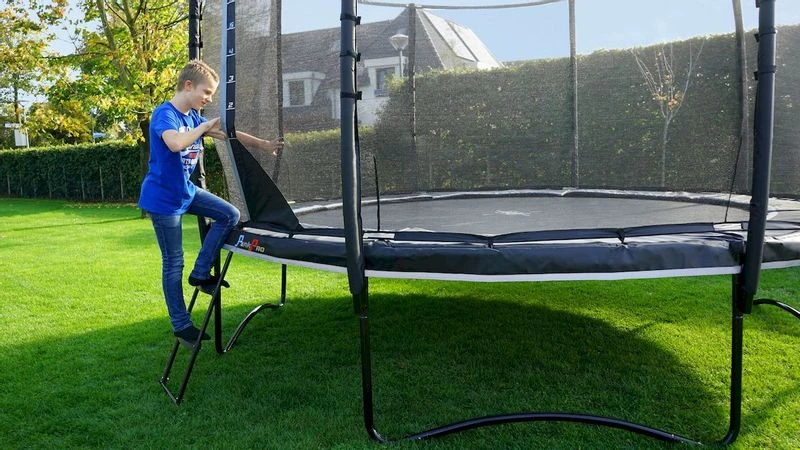 EXIT TOYS Exit PeakPro Trampoline Met Net En Ladder - Ø 427 Cm - Zwart - Afbeelding 11