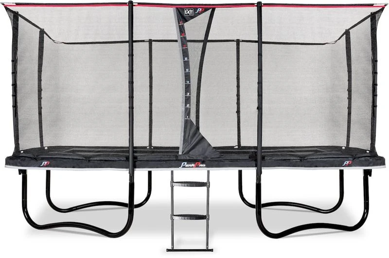 EXIT TOYS Exit PeakPro Trampoline Met Net En Ladder - 458 X 275 Cm - Zwart