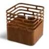 Höfats Cube Vuurkorf - Bruin -Buitentuinwinkel hofats cube vuurkorf 1