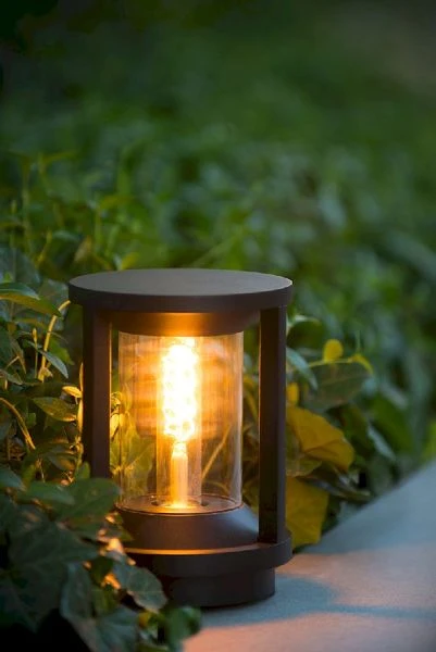 Lucide Cadix E27 Sokkellamp - 22 Cm - Zwart - Afbeelding 4