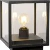 Lucide Claire E27 Sokkellamp - Vierkant - Antraciet -Buitentuinwinkel lucide claire e27 sokkellamp vierkant antraciet 9