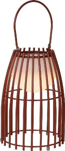 Lucide Fjara Led Tafellamp - Roestbruin 3 Lucide Fjara Led Tafellamp - Roestbruin