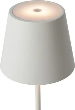 Lucide Justin Led Tafellamp - Wit -Buitentuinwinkel lucide justin led tafellamp wit 9