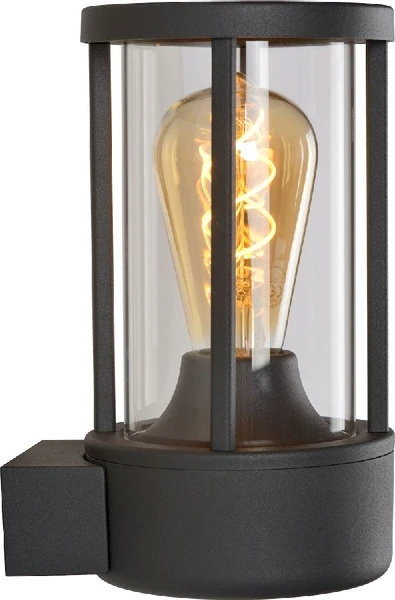 Lucide Lori E27 Sensor Wandlamp - Antraciet - Afbeelding 3